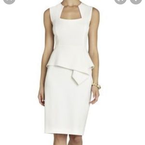 BCBG Simone Peplum sheath dress sz8